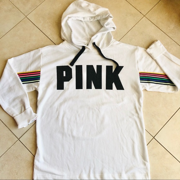*RARE* VS PINK Rainbow Hoodie & Legging SET S/M - Picture 4 of 16